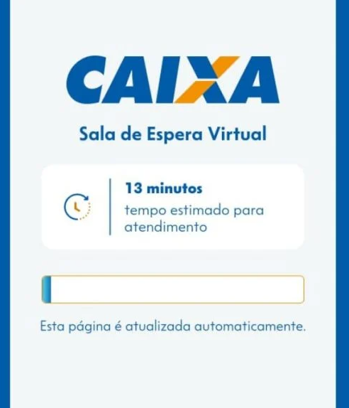 Apostadores compartilharam registros das filas virtuais que enfrentaram nos canais da Caixa por Reprodução