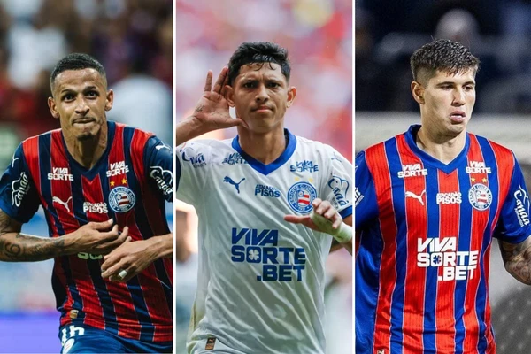 Luciano Juba, Erick Pulga e Mingo foram uns dos principais destaques do Bahia em 2025