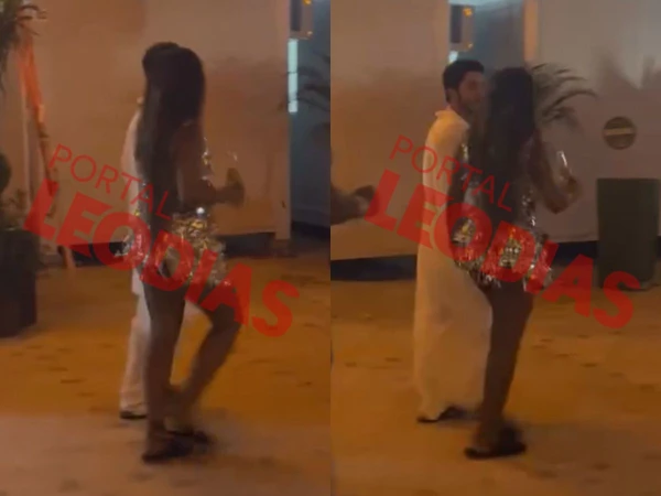 João Vitor Silva e Iza por Reprodução/Portal LeoDias