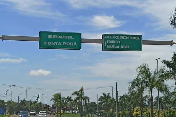 Ponta Porã está na divisa entre o Brasil e o Paraguai por Reprodução