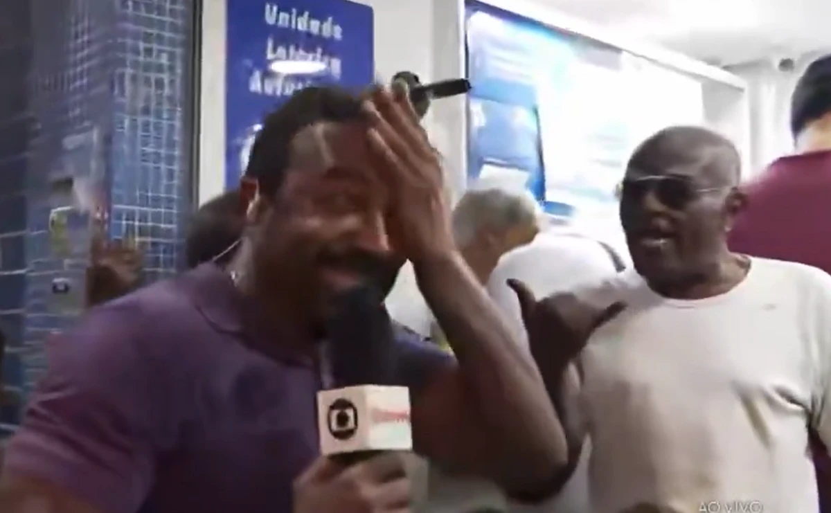 Momento repercutiu e virou motivo de piada nas redes por Reprodução | X