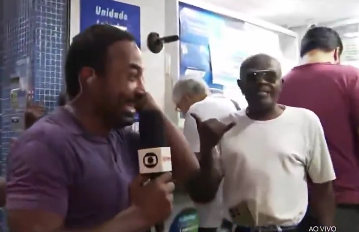 Momento repercutiu e virou motivo de piada nas redes por Reprodução | X