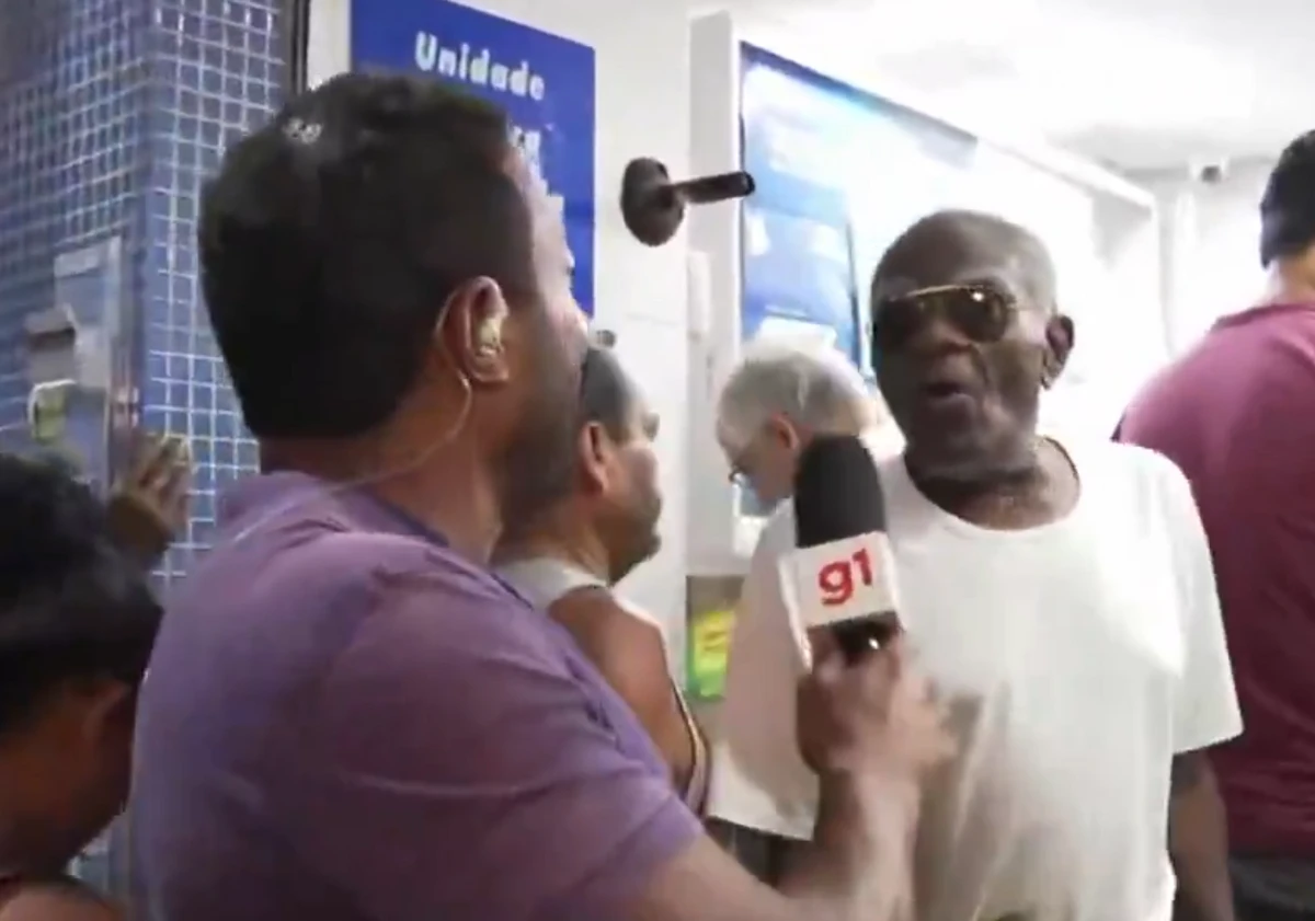 Momento repercutiu e virou motivo de piada nas redes por Reprodução | X