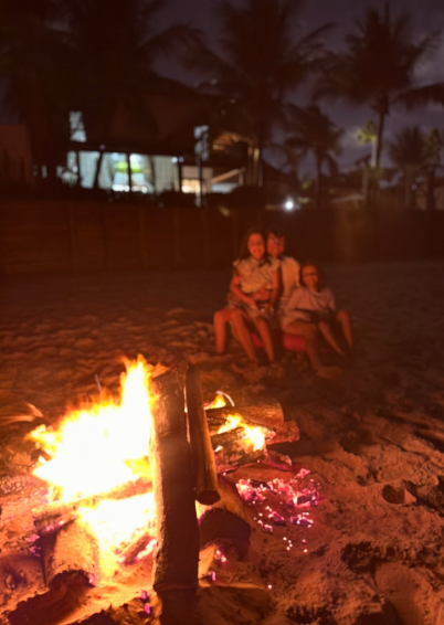 Réveillon de Daniel Cady com Helena e Marina por Reprodução/Instagram