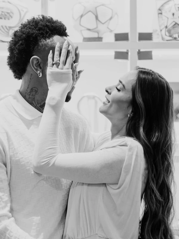 Tainá Militão e Eder Militão por Reprodução/Instagram