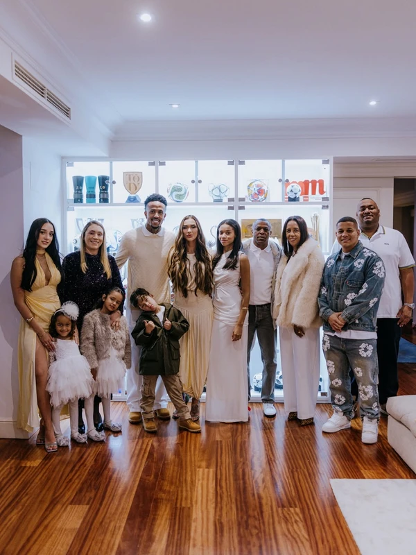 Tainá Militão e Eder Militão por Reprodução/Instagram