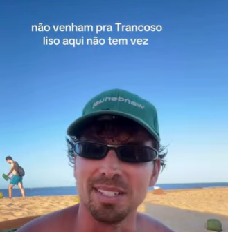 O influenciador Rafa Ferrari alertou: "liso aqui não tem vez" por Reprodução