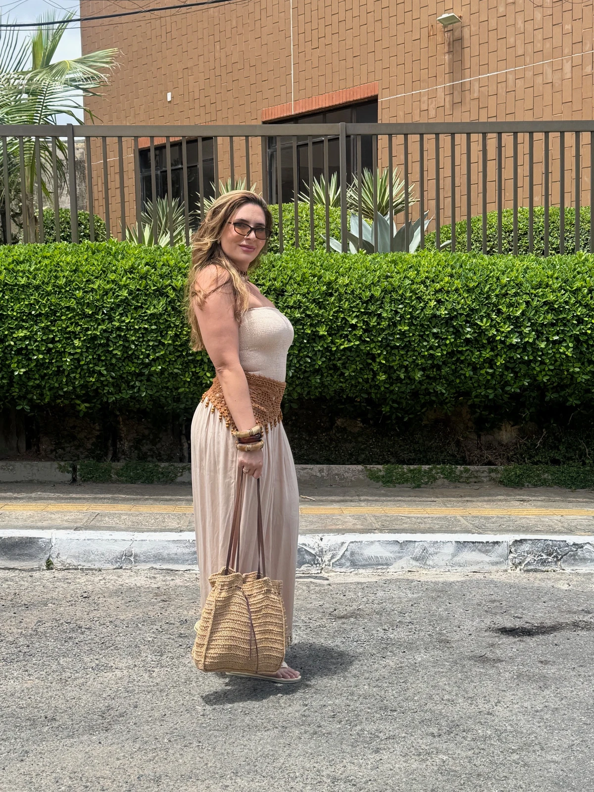 A doutora Lanuse Peixoto fez bonito em um passeio no Rio Vermelho