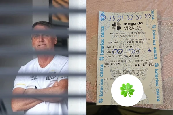 Bolsonaro ganhou na Mega da Virada com o irmão