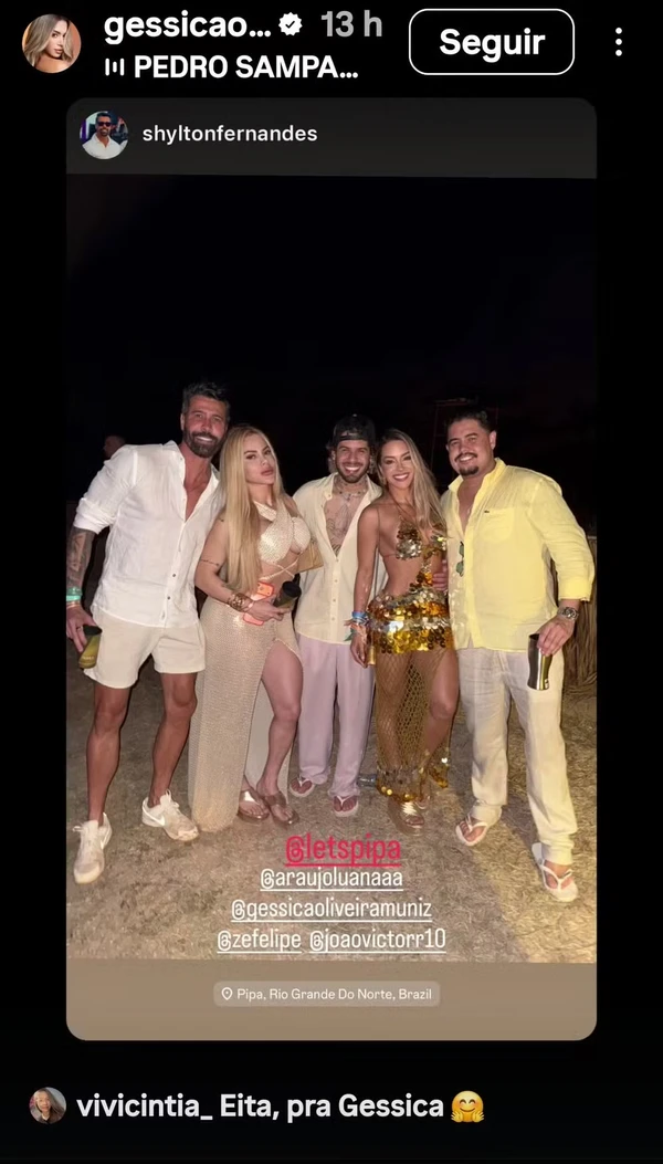 Gessica Muniz por Reprodução/Instagram