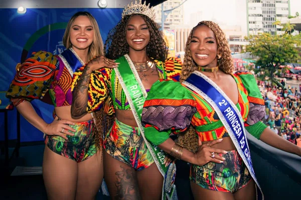 Rainha e princesas do Carnaval de Salvador 2025