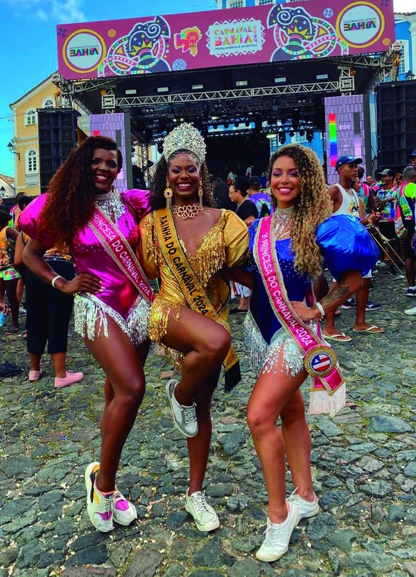 Representantes do Rainha do Carnaval de Salvador 2024 por Divulgação