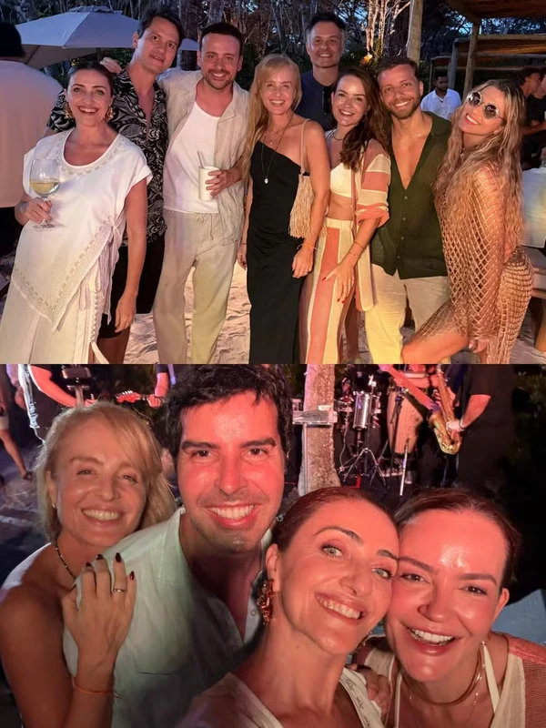 Angélica curtiu o réveillon em Trancoso por Reprodução