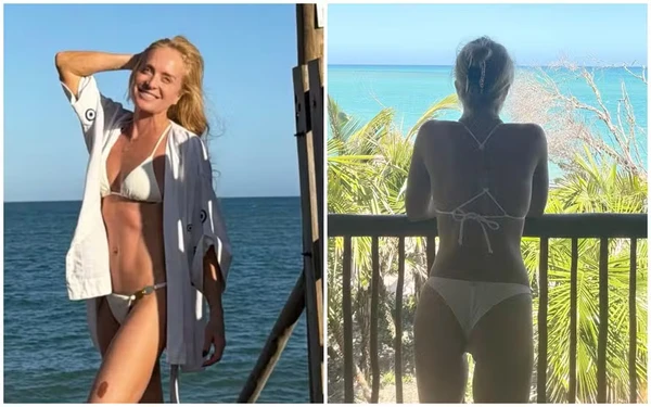 Angélica curtiu o réveillon em Trancoso por Reprodução