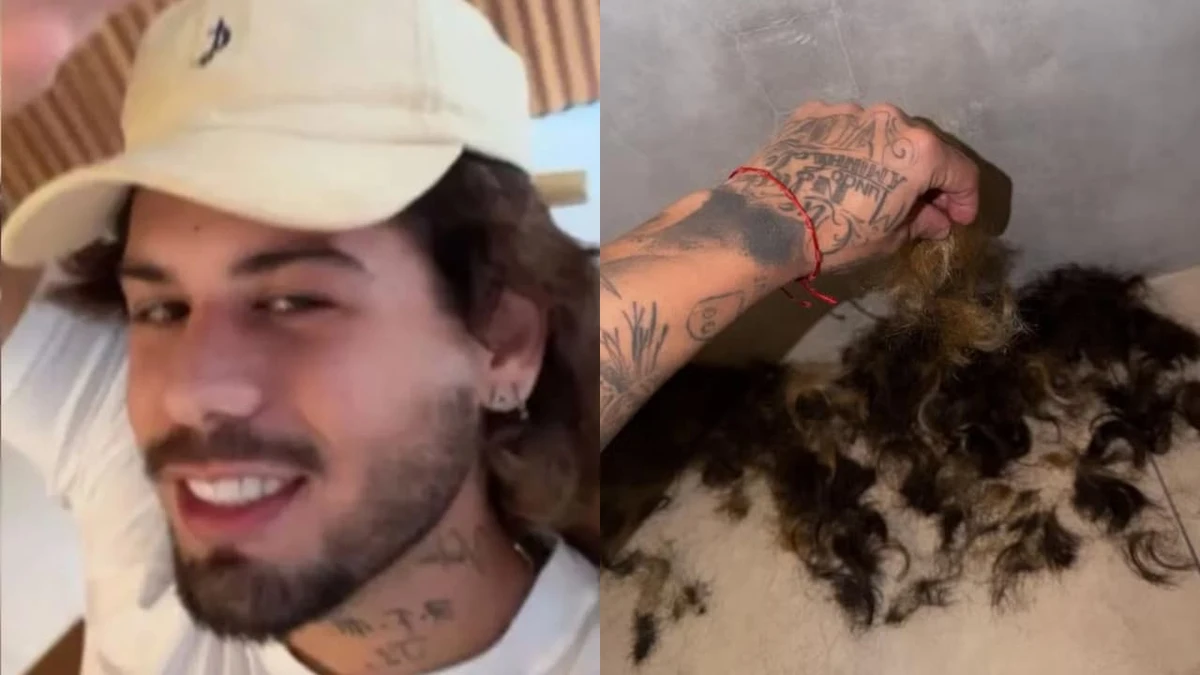 Após promessa promessa religiosa, Zé Felipe muda o visual depois de um ano sem cortar o cabelo