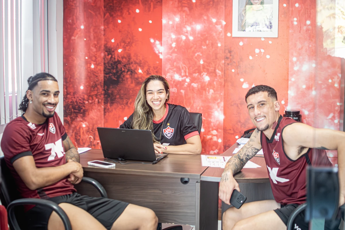 Jogadores do Vitória se reapresentaram neste sábado (3) por Victor Ferreira/EC Vitória