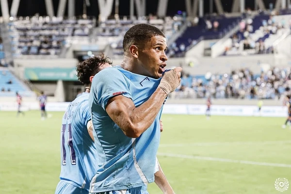 Caio Marcelo em ação pelo Daegu por Reprodução/Instagram 