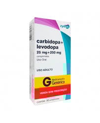 Carbidopa 25mg + levodopa 250mg - para o tratamento da doença de Parkinson. Imagem meramente ilustrativa por Reprodução