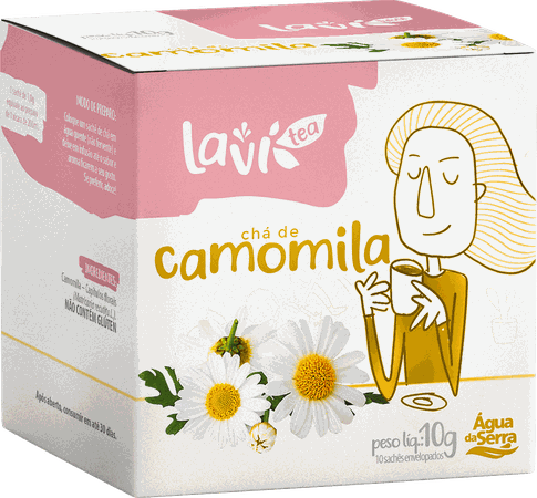 Chá de Camomila Lavi Tea por Divulgação