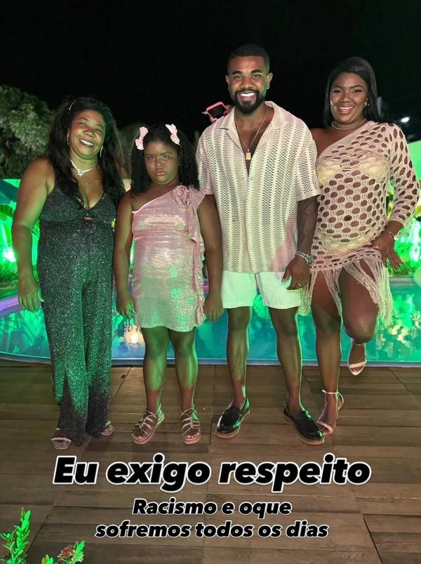 Davi Britto expõe racismo após ataques à irmã de 9 anos por Reprodução/Redes Sociais 