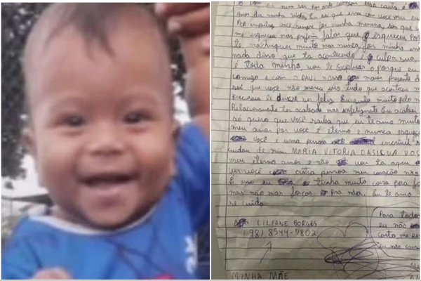 Davi Lucca foi morto pelo pai, que escreveu carta confessando crime