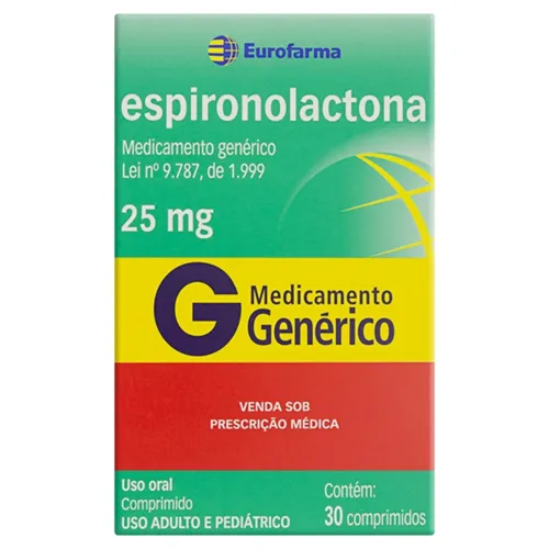 Espironolactona 25mg - para tratamento de hipertensão. Imagem meramente ilustrativa por Reprodução