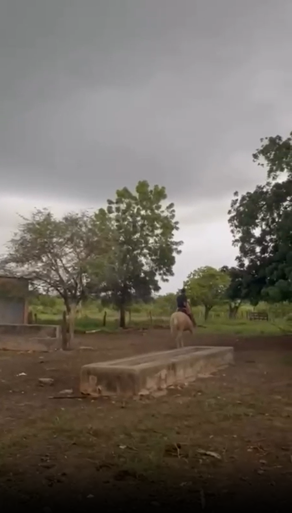Homem quase é atingido por raio no interior da Bahia por Reprodução