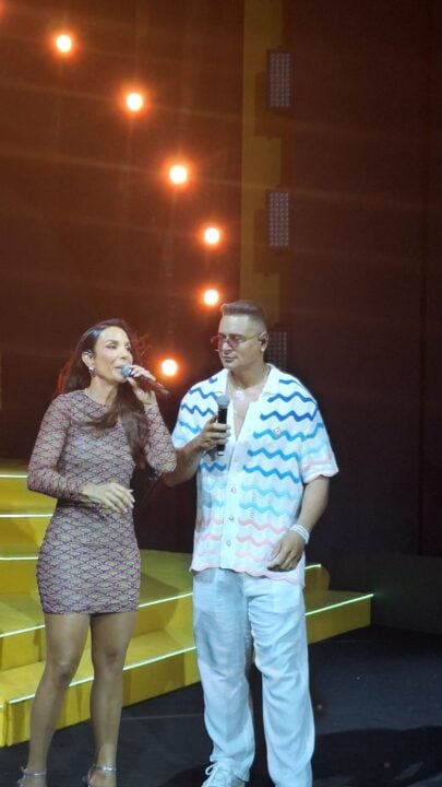 Ivete Sangalo agita a Concha Acústica na edição especial da Melhor Segunda com Xanddy por Reprodução/Redes Sociais 