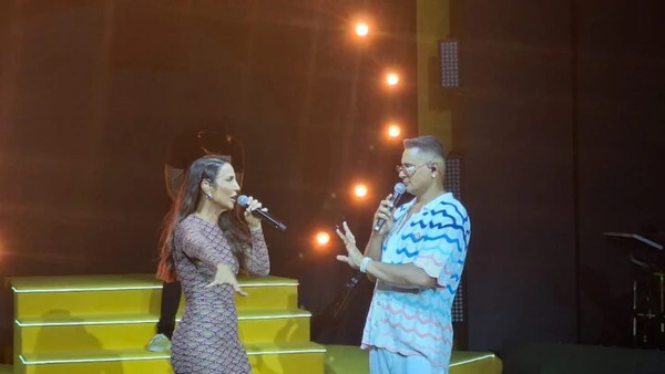 Ivete Sangalo agita a Concha Acústica na edição especial da Melhor Segunda com Xanddy por Reprodução/Redes Sociais 