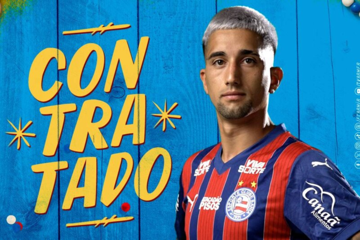 "Kike" Olivera é o mais novo reforço do Bahia por Divulgação/EC Bahia