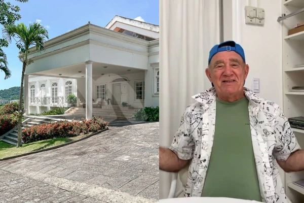 Renato Aragão colocou mansão 