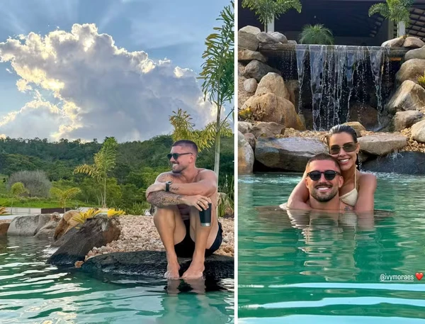 Veja fotos da praia particular de Arthur