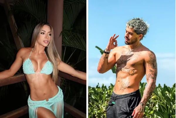 Zé Felipe e Géssica Muniz  por Reprodução/Instagram