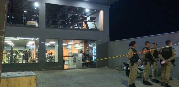 Policial a paisana que treinava no momento do ataque conteve Lucas, que foi preso em flagrante por Reprodução