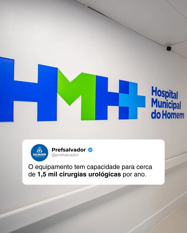 Hospital Municipal do Homem (HMH) por Reprodução