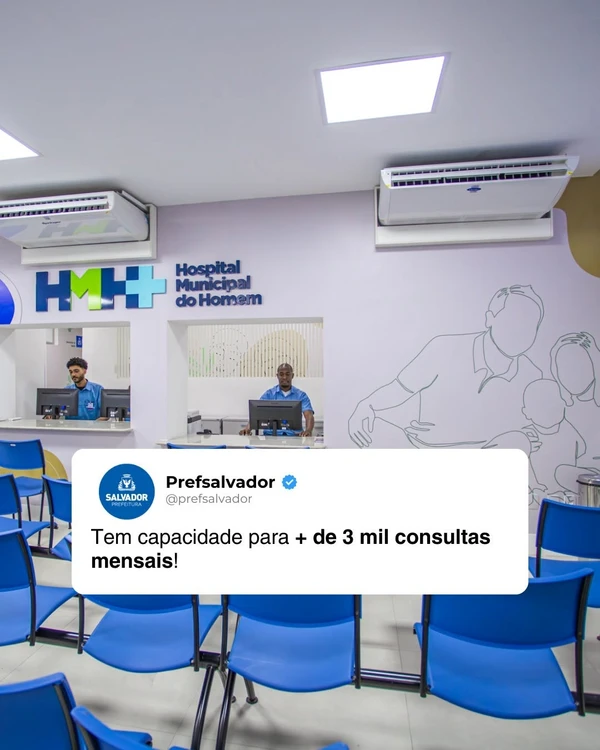 Hospital Municipal do Homem (HMH) por Reprodução