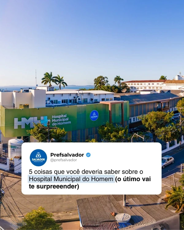 Hospital Municipal do Homem (HMH) por Reprodução