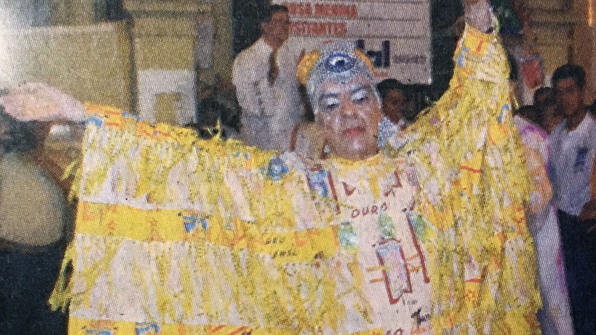 Padre Pinto durante a polêmica celebração do Dia de Reis