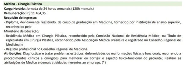 Vagas para concurso da Ebserh por Reprodução