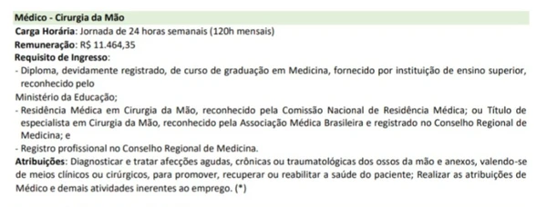 Vagas para concurso da Ebserh por Reprodução