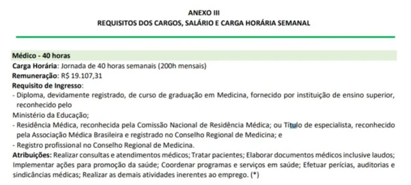 Vagas para concurso da Ebserh por Reprodução