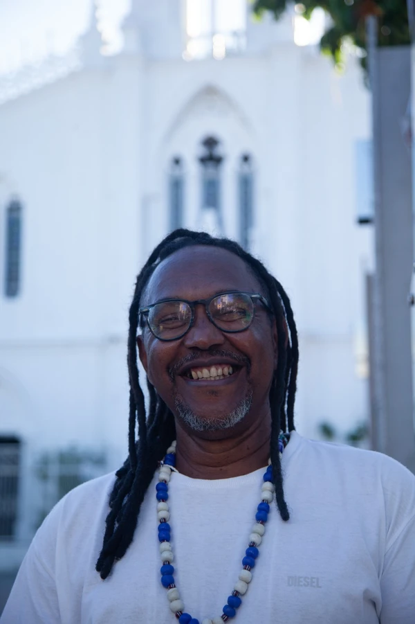 Ogã do Terreiro Olufanjá, Elias Conceição estava com mais três irmãos na Lapinha por Sora Maia/CORREIO