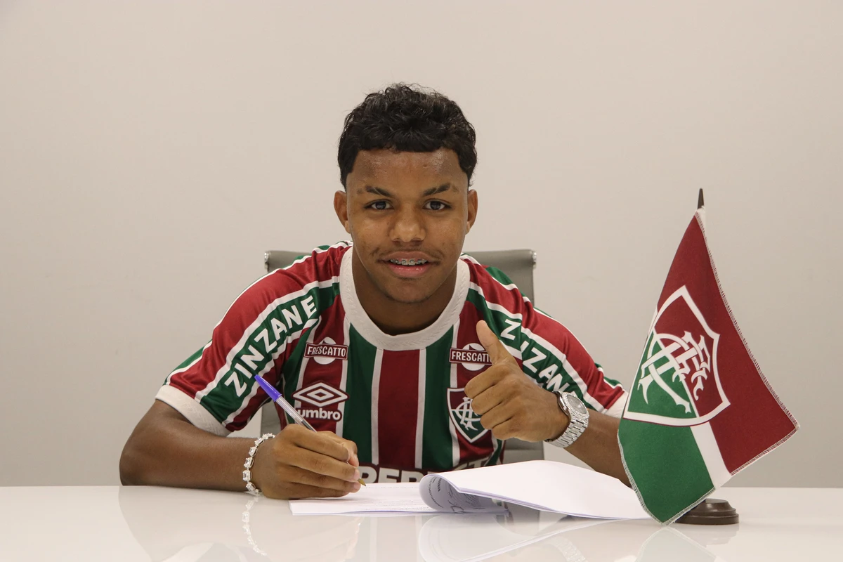 Wesley Natã, atacante do Fluminense por Divulgação