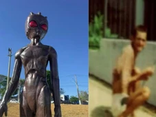 Imagem - Inquérito concluiu que ET de Varginha na verdade era homem agachado