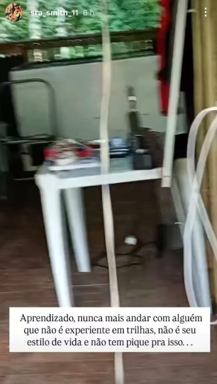 Publicações de amiga que abandonou jovem em trilha são criticadas nas redes por Reprodução