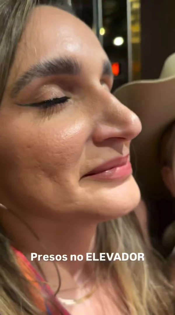 Ana Castela ficou presa em elevador de navio por Reprodução/Instagram
