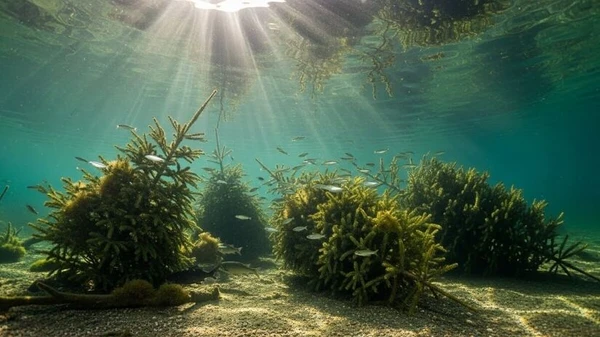 Espécies que antes eram raras passaram a aparecer com mais frequência, indicando que o ambiente se tornou mais favorável à vida por Imagem gerada com uso de IA