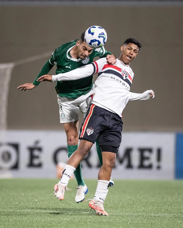Diogo Silva pelo sub-20 do Palmeiras por Reprodução/Instagram