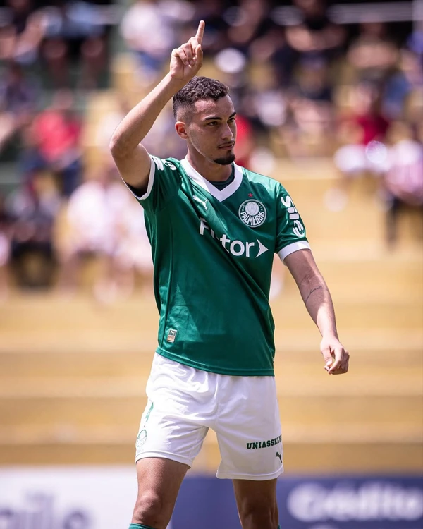 Diogo Silva pelo sub-20 do Palmeiras por Reprodução/Instagram