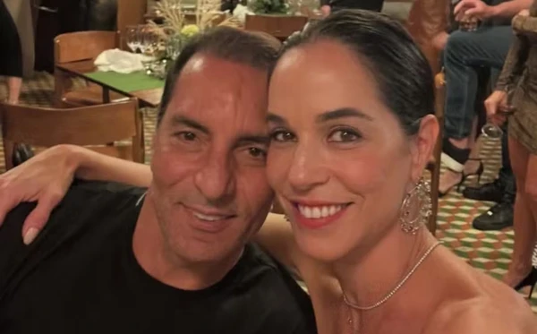 Edmundo com a namorada, Carol Chequer